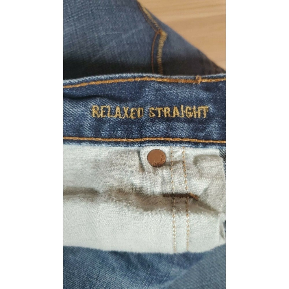 American Eagle‎ Men's Size 39X30.5 Relaxed Straight Jeans - Picture 7 of 9